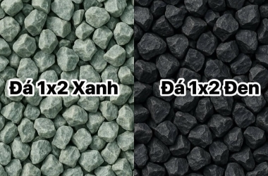 Đá 1/2 xanh và đá 1/2 đen: Loại nào chịu lực tốt hơn cho bê tông móng?