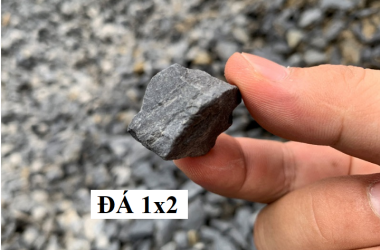 Tiêu chuẩn đá 1x2 đổ bê tông trong xây dựng