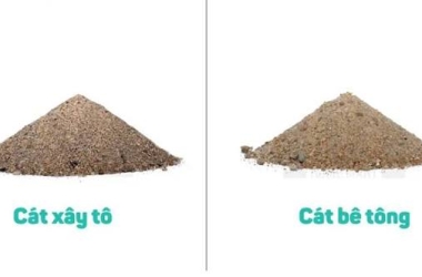 Phân biệt cát xây tô và cát bê tông cực dễ bằng mắt thường