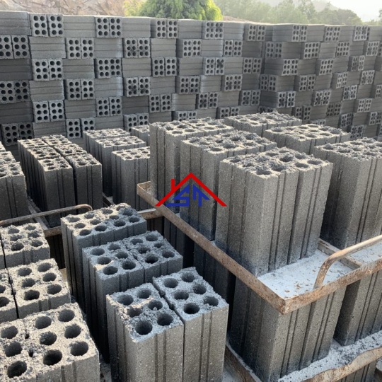 Gạch ống không nung 6 lỗ 